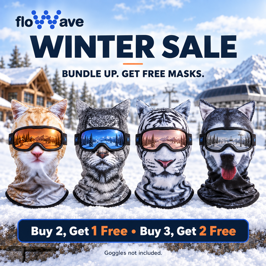 FloWave WildFace — Animal Ski Mask